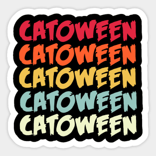 Halloween Gift // Catoween Sticker